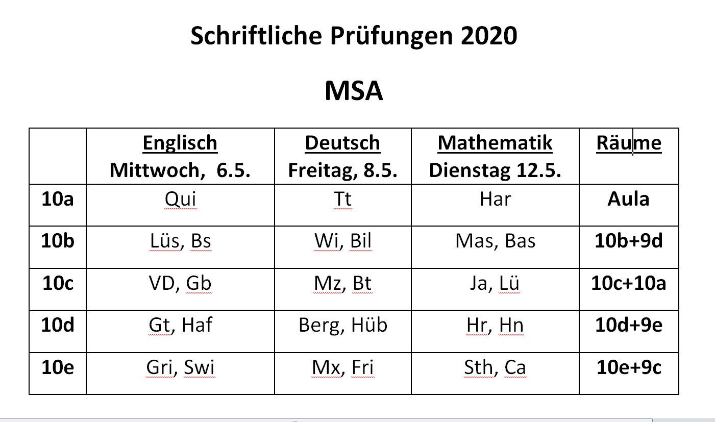 Msa Deutsch 2020 Lösungen Pdf AKTUELLE INFORMATIONEN ZUR MSA-PRÜFUNG & ÜBER ANSCHLUSSMÖGLICHKEITEN